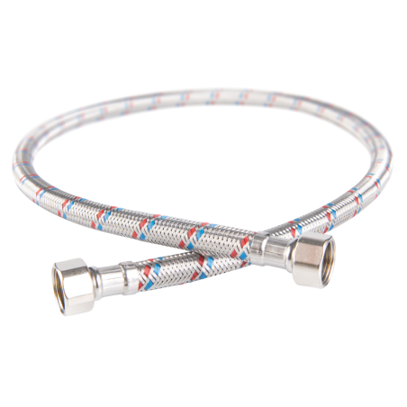 FERRO PWS93 Wąż przyłączeniowy 3/8" x 3/8" 50 cm nakrętno-nakrętny